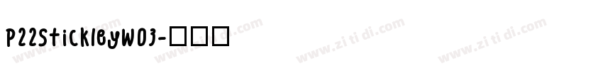 P22StickleyW03字体转换