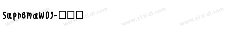SupremaW03字体转换