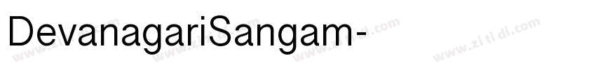 DevanagariSangam字体转换 DevanagariSangam字体转换
