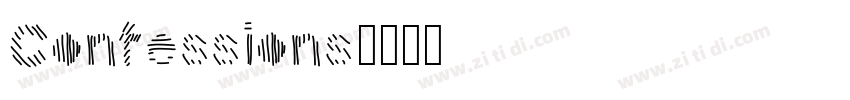 Confessions字体转换