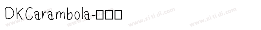 DKCarambola字体转换