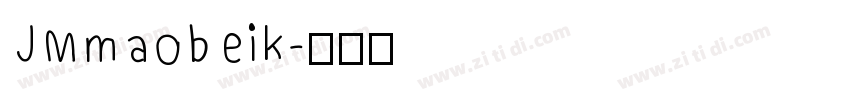 JMmaobeik字体转换