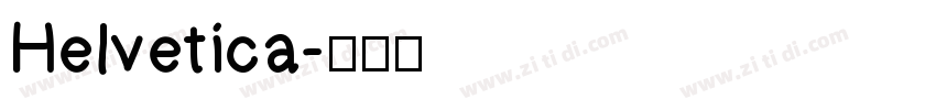 Helvetica字体转换