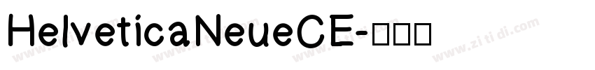 HelveticaNeueCE字体转换