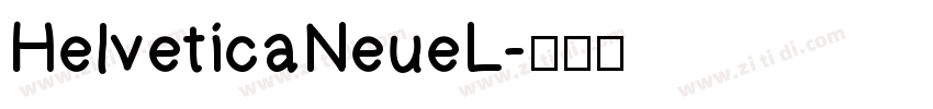 HelveticaNeueL字体转换