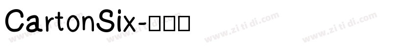 CartonSix字体转换