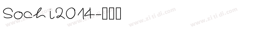 Sochi2014字体转换