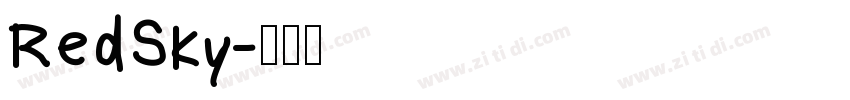 RedSky字体转换