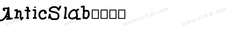 AnticSlab字体转换