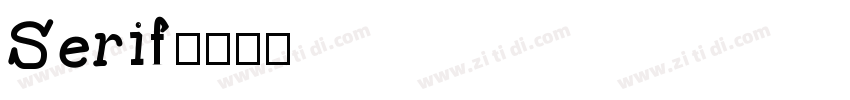 Serif字体转换