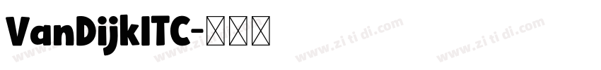 VanDijkITC字体转换
