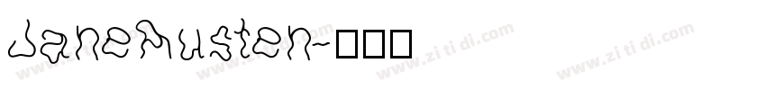 JaneAusten字体转换