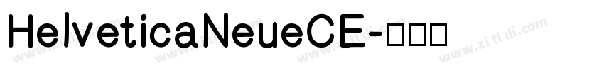 HelveticaNeueCE字体转换