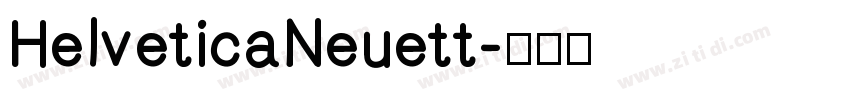 HelveticaNeuett字体转换