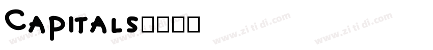 Capitals字体转换