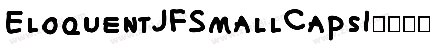 EloquentJFSmallCapsI字体转换