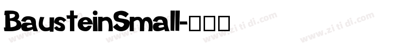BausteinSmall字体转换