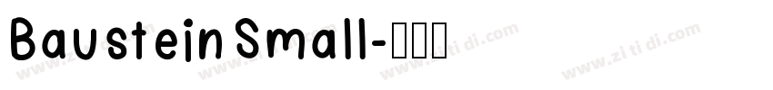 BausteinSmall字体转换