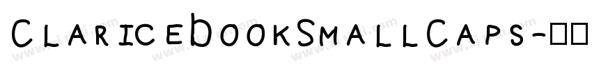 ClariceBookSmallCaps字体转换