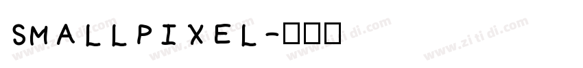 smallpixel字体转换