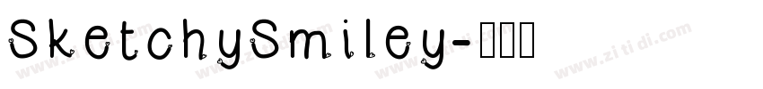 SketchySmiley字体转换