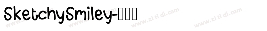 SketchySmiley字体转换