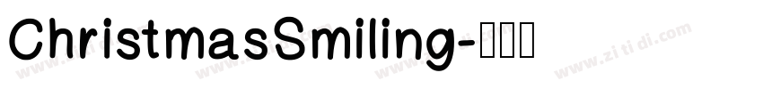 ChristmasSmiling字体转换