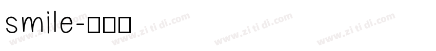 smile字体转换