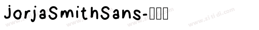 JorjaSmithSans字体转换