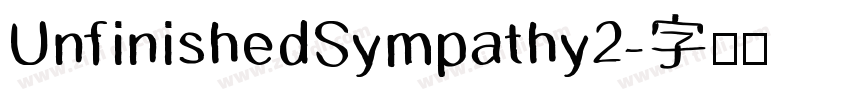 UnfinishedSympathy2字体转换