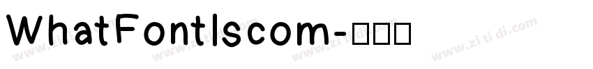 WhatFontIscom字体转换