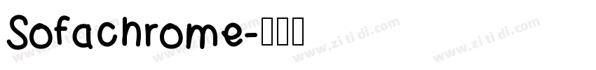 Sofachrome字体转换