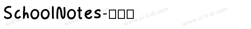 SchoolNotes字体转换