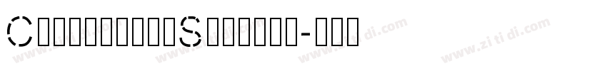 ChangelingStencil字体转换
