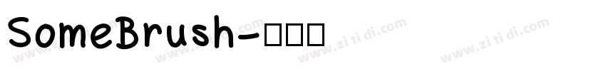 SomeBrush字体转换