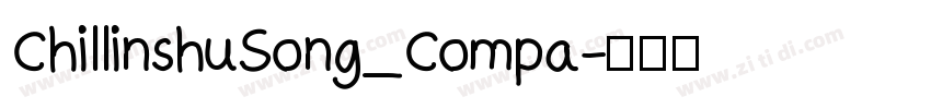 ChillinshuSong_Compa字体转换