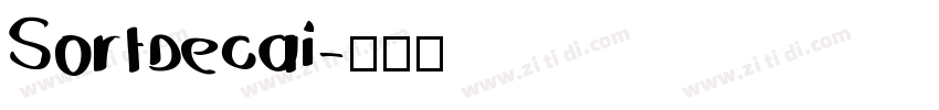 Sortdecai字体转换