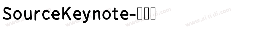 SourceKeynote字体转换