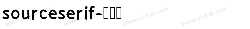 sourceserif字体转换