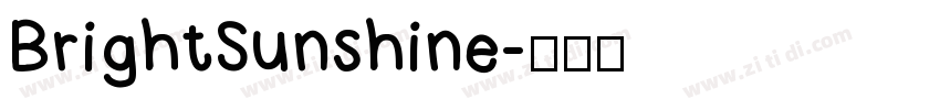BrightSunshine字体转换