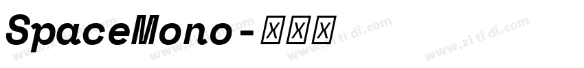 SpaceMono字体转换