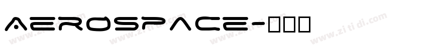 Aerospace字体转换