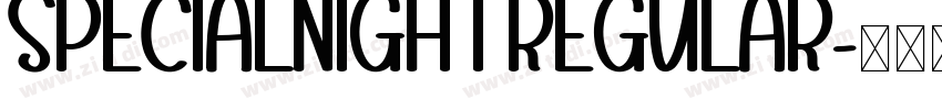 SpecialNightRegular字体转换