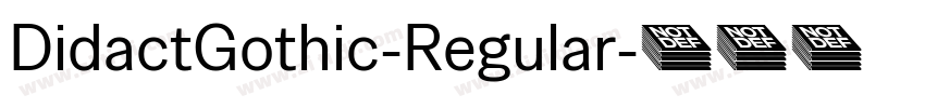 DidactGothic-Regular字体转换