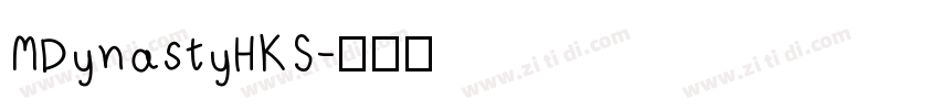 MDynastyHKS字体转换