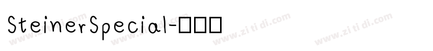 SteinerSpecial字体转换