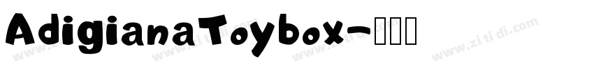 AdigianaToybox字体转换
