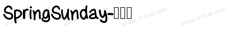 SpringSunday字体转换