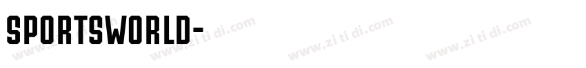SportsWorld字体转换