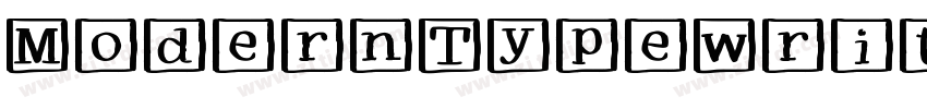 ModernTypewriter字体转换